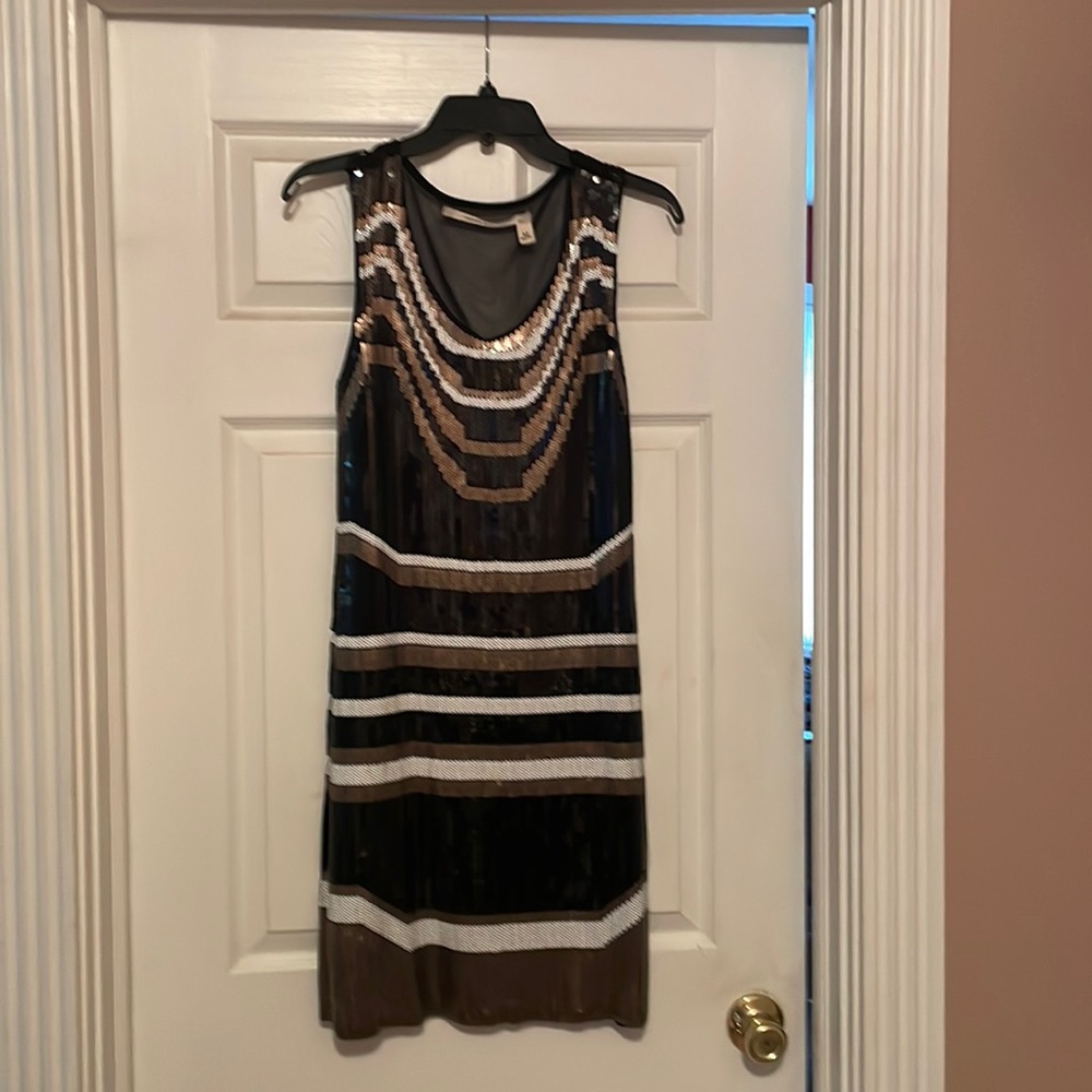 Chelsea & Violet Sequins Sheath Dress, Size M